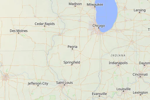 Map of Illinois