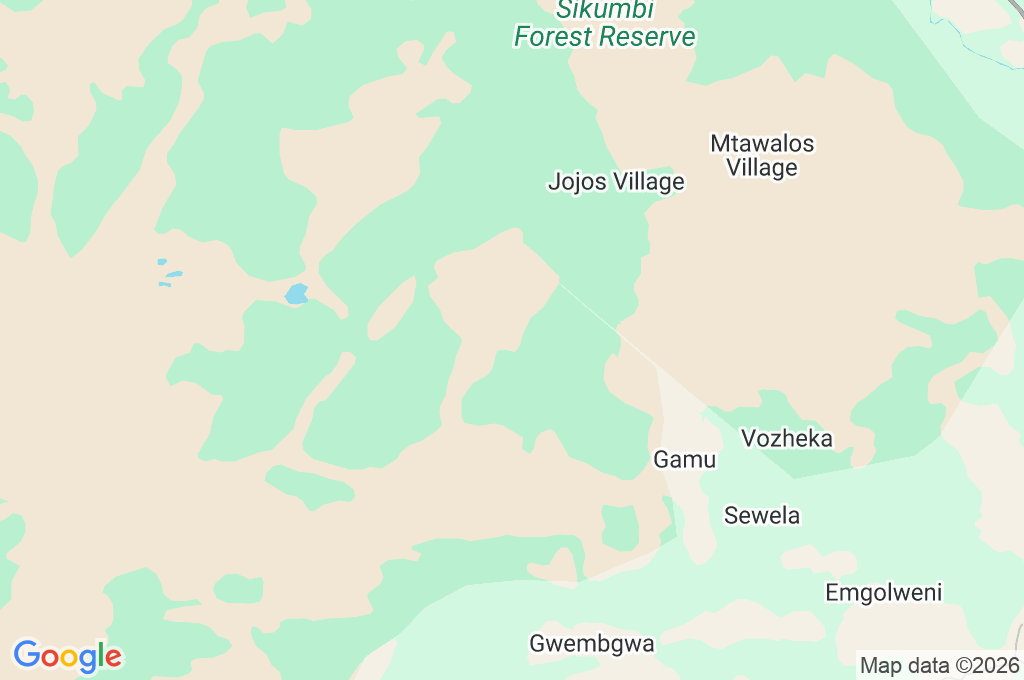 Linkwasha, Hwange National Park Area Map