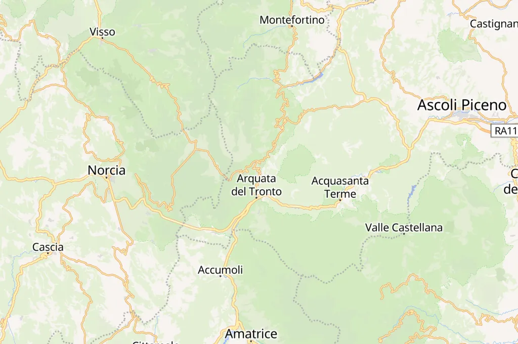 Pretare Area Map Pretare Area Map