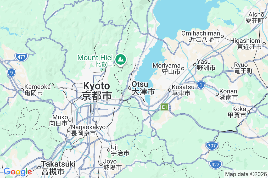Biwako Flower Fountain Area Map Biwako Flower Fountain Area Map