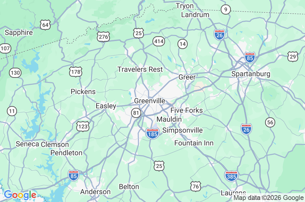 Greenville Zoo Area Map