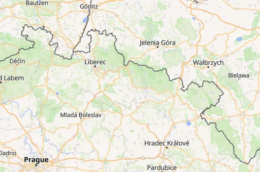 Map of Semily District
