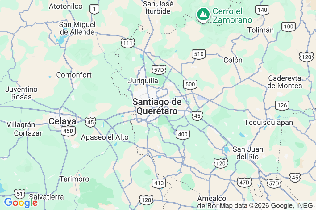 Plaza de los Fundadores Area Map