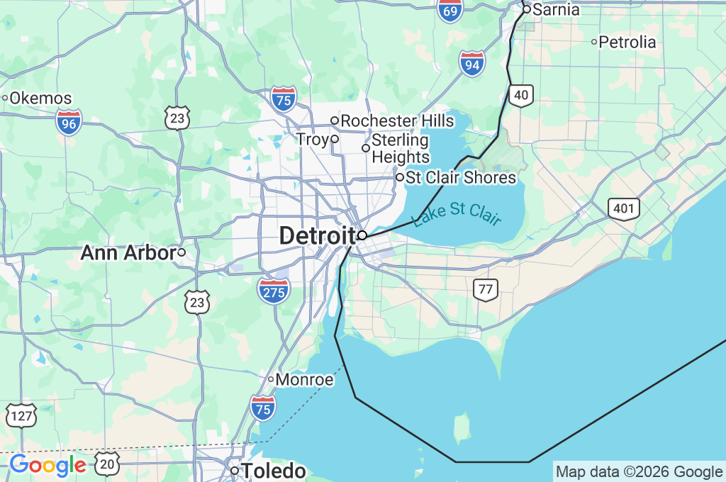 Windsor Area Map
