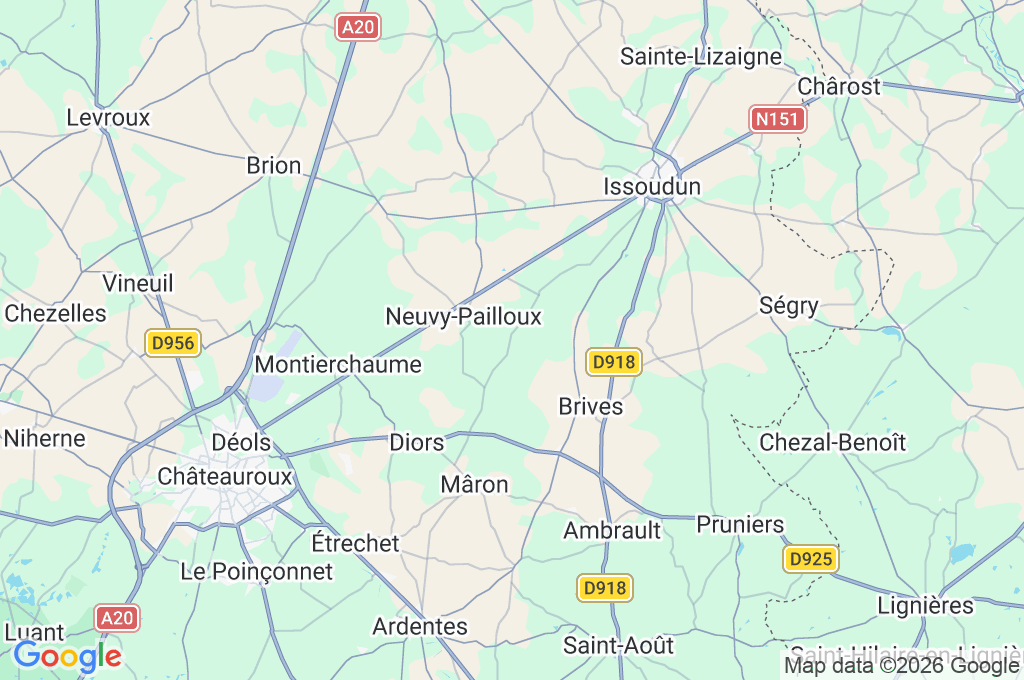Golf des Sarrays Area Map