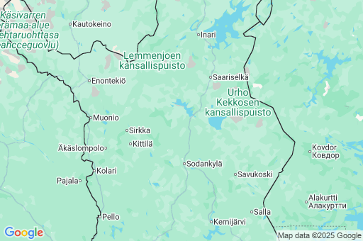 Map of Lapland