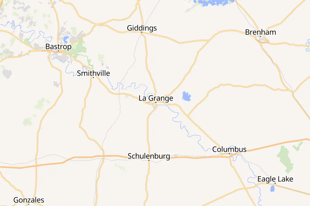 La Grange Area Map La Grange Area Map