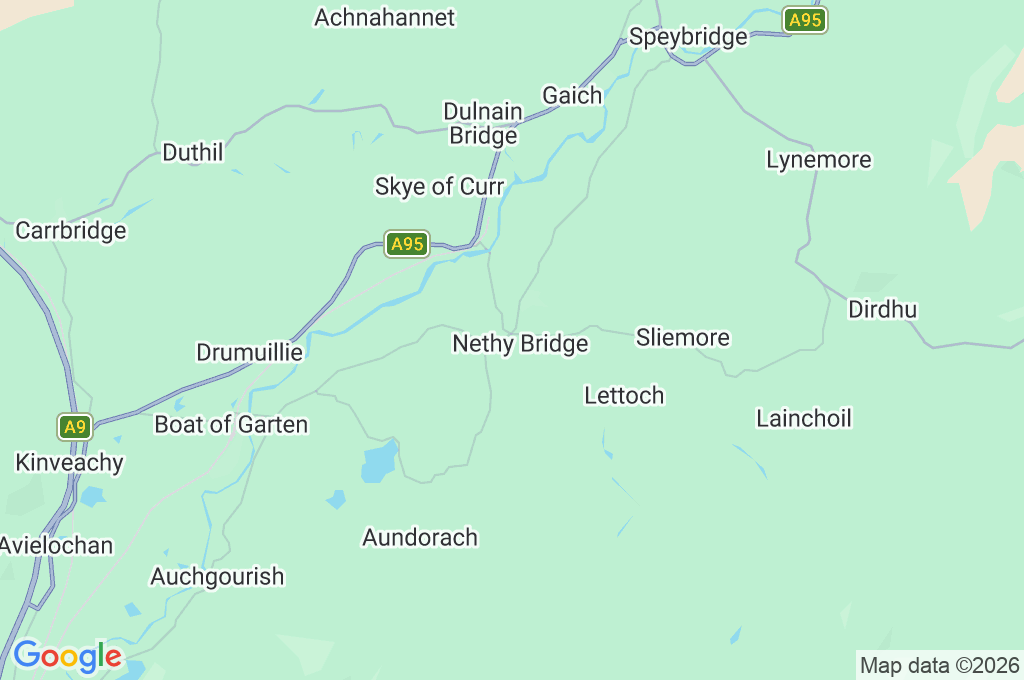 RSPB Abernethy Nature Reserve Area Map RSPB Abernethy Nature Reserve Area Map