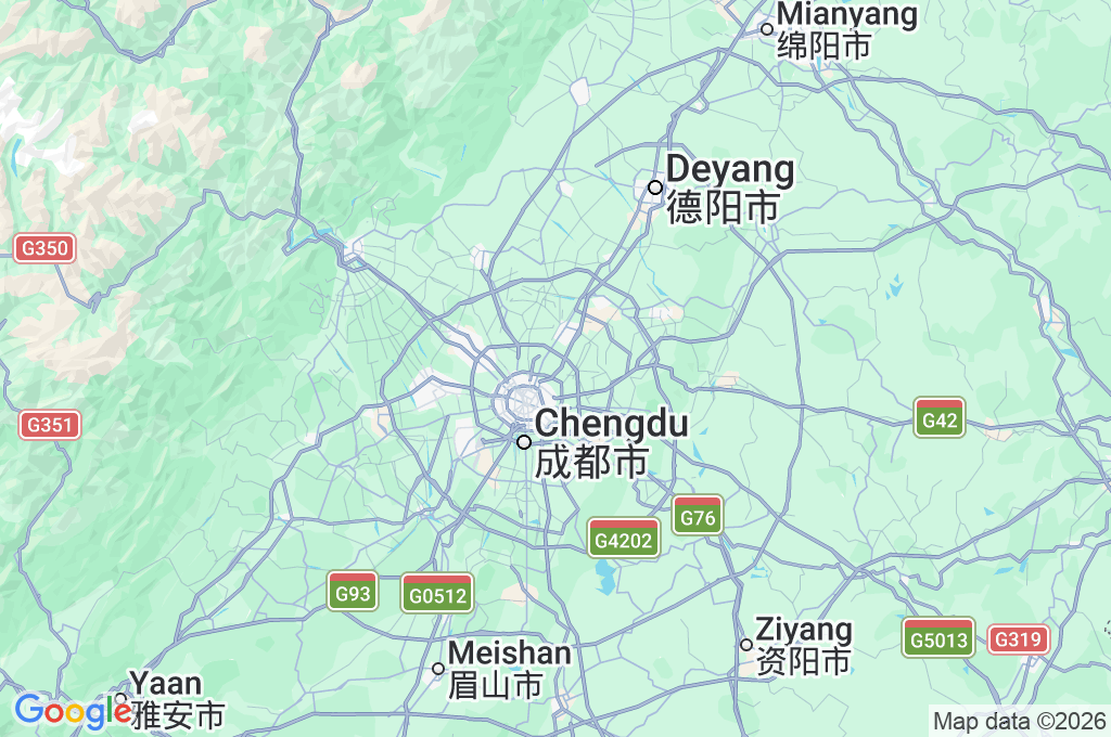 Chengdu Research Base of Giant Panda Breeding Area Map