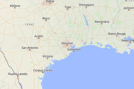 Map of Harris County
