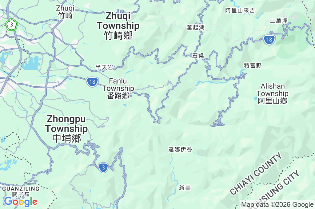 Eryanping Trail Area Map Eryanping Trail Area Map