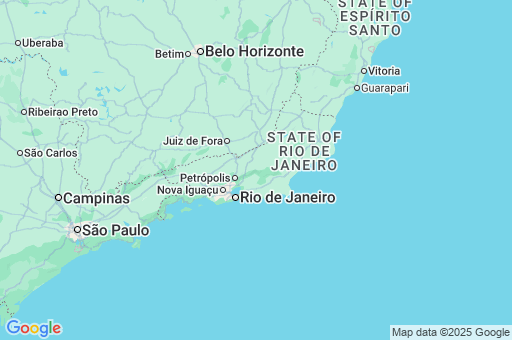 Map of State of Rio de Janeiro