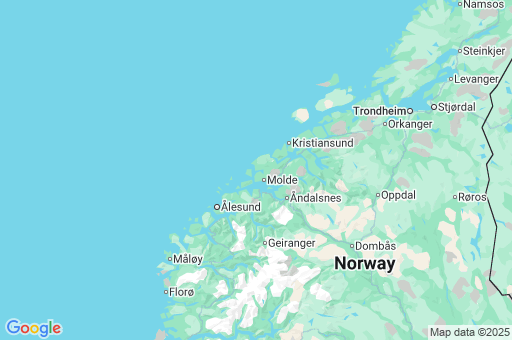 Map of Møre og Romsdal