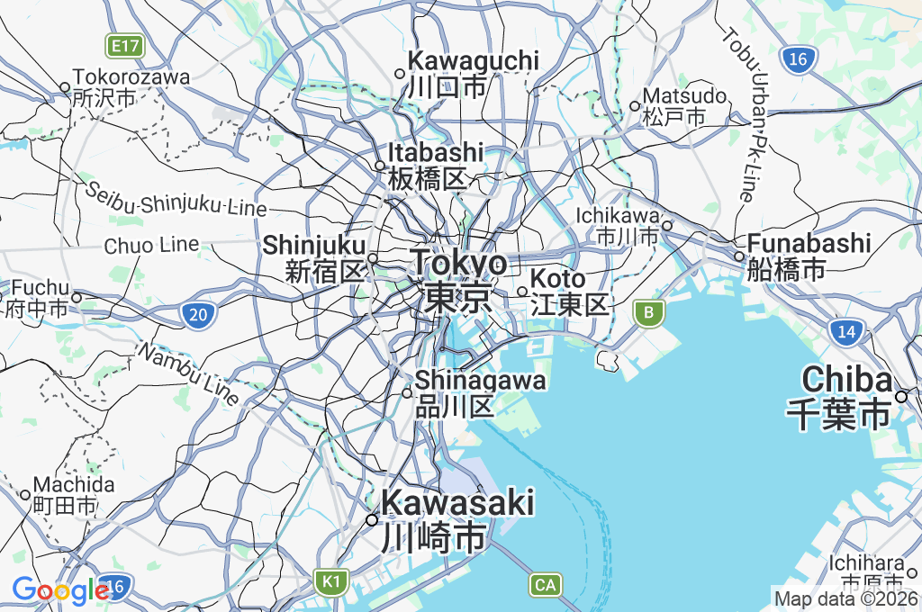 Tsukiji Area Map