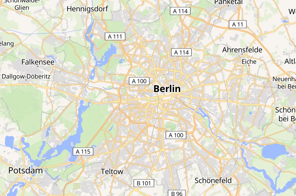 Tiergarten Area Map Tiergarten Area Map