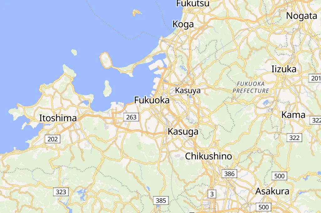 Hakata Station Area Map Hakata Station Area Map