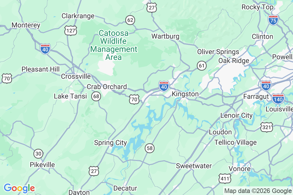 Rockwood Area Map