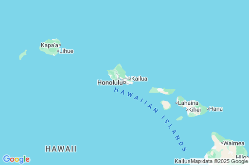 Map of Honolulu County