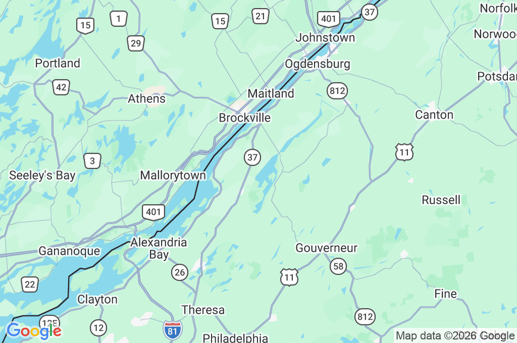 Black Lake Area Map