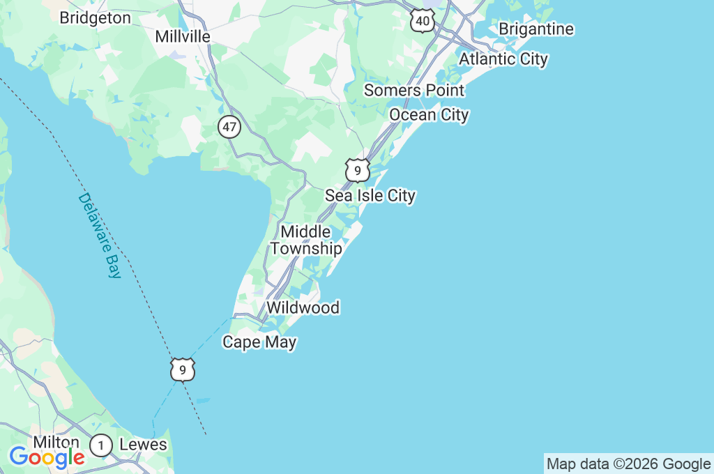 Avalon Fishing Pier Area Map Avalon Fishing Pier Area Map