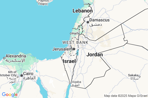 Map of Jerusalem District