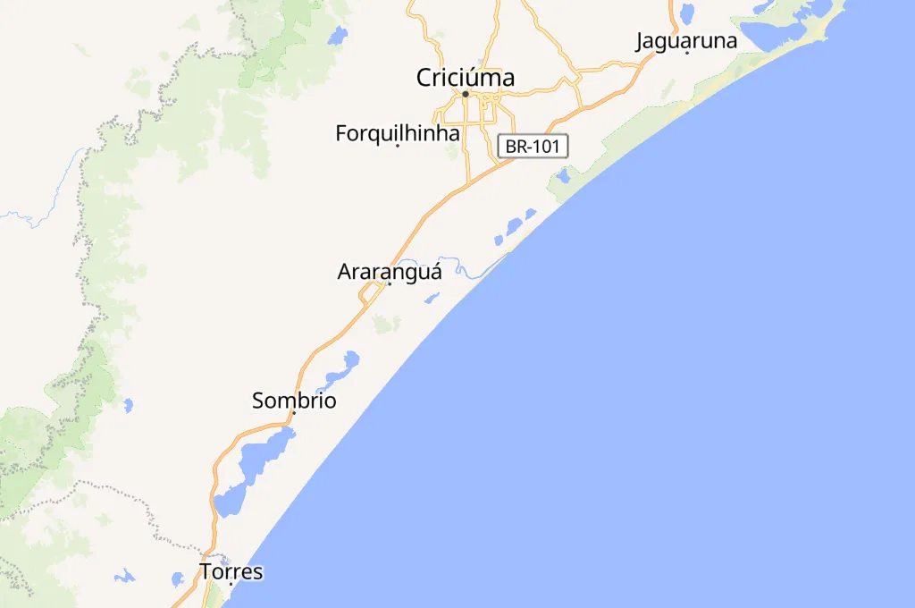 Praia da Meta Area Map