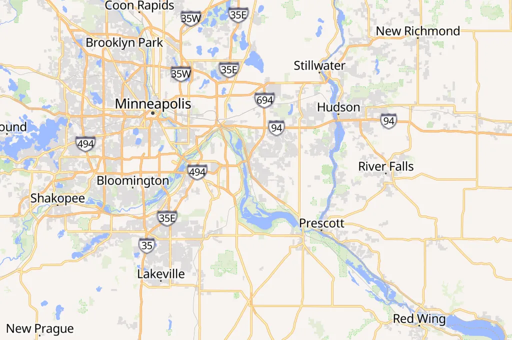 Newport Area Map