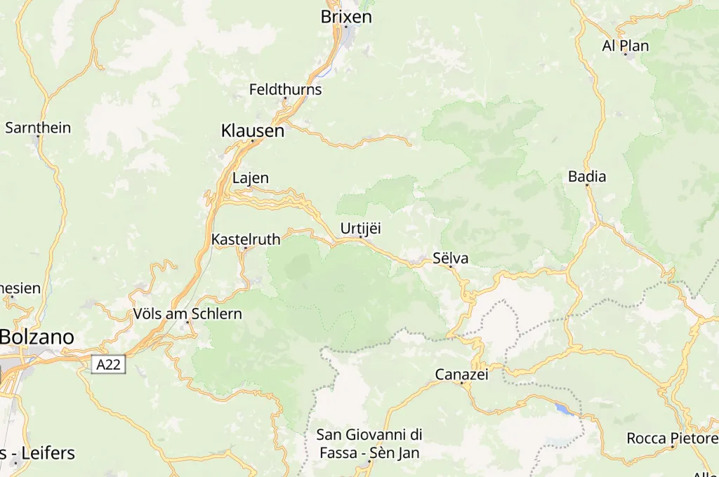 Cavallino Bianco Area Map Cavallino Bianco Area Map