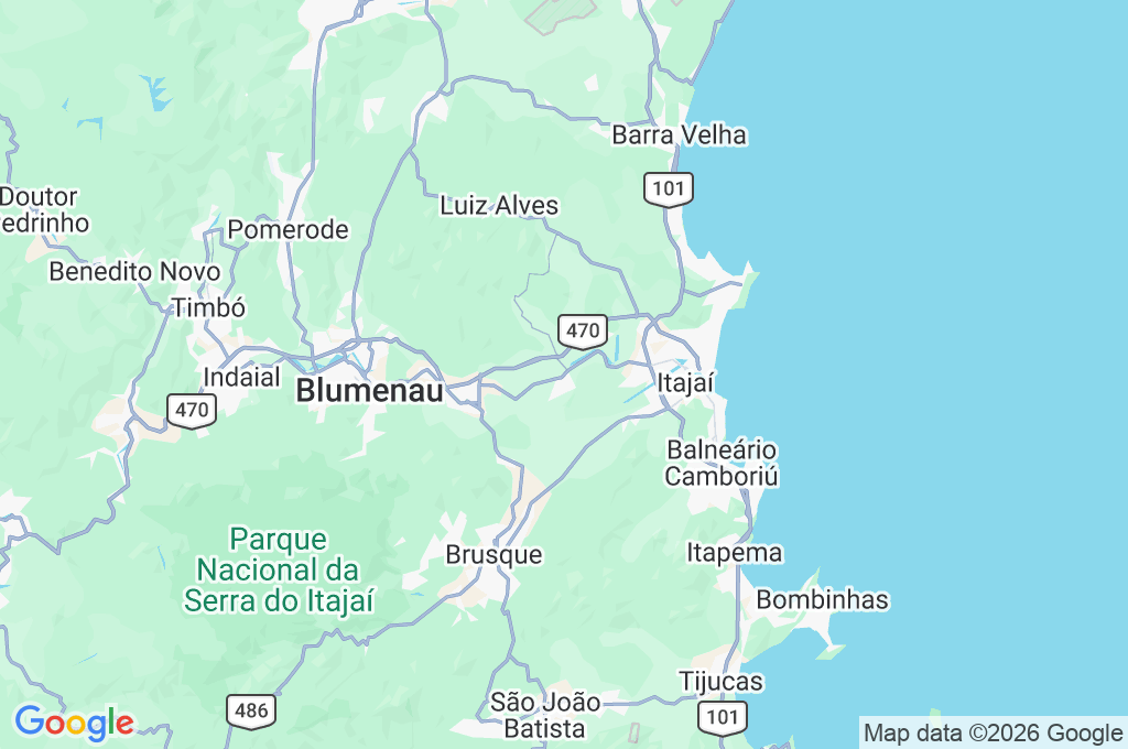 Igreja Matriz – Paróquia São Pio X Area Map