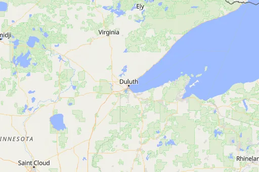 Map of Duluth