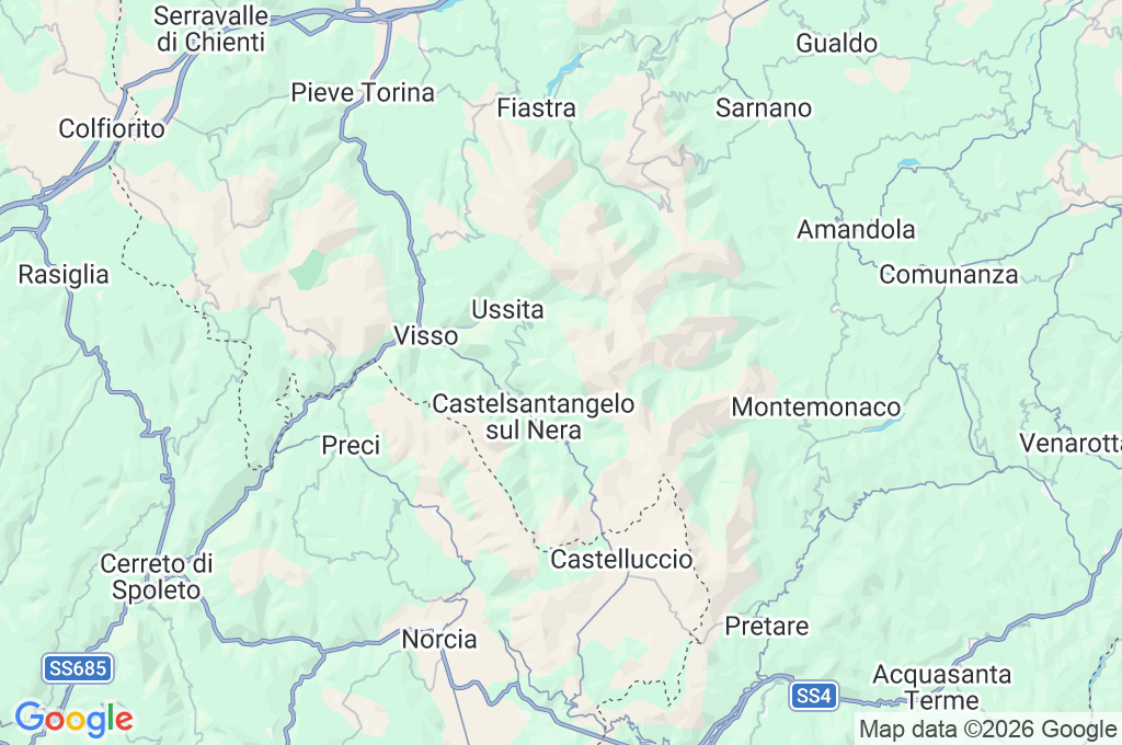 Rifugio Le Saliere Area Map