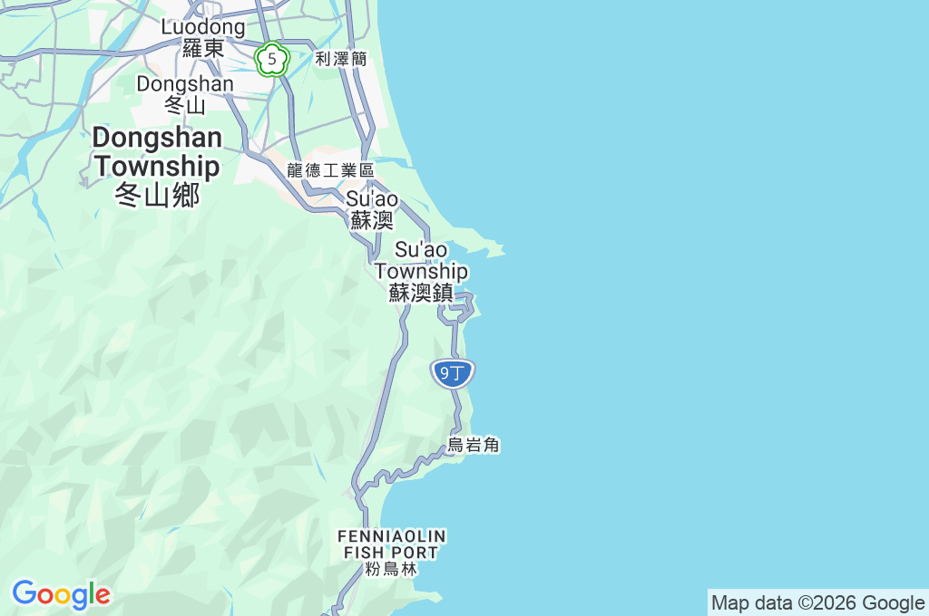 Nanfang'ao Second Fishing Port Area Map Nanfang'ao Second Fishing Port Area Map
