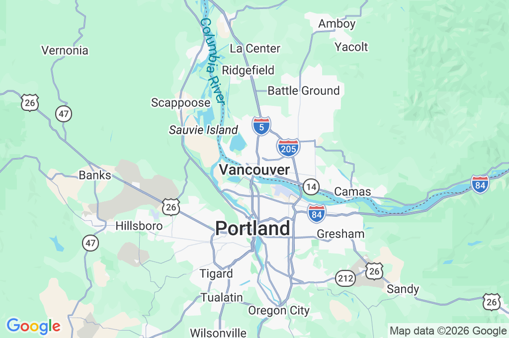 Vancouver Area Map Vancouver Area Map
