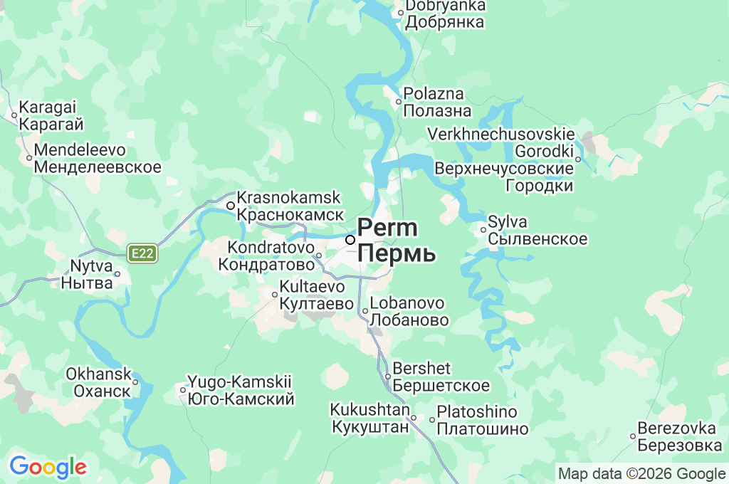Perm Expo Area Map Perm Expo Area Map