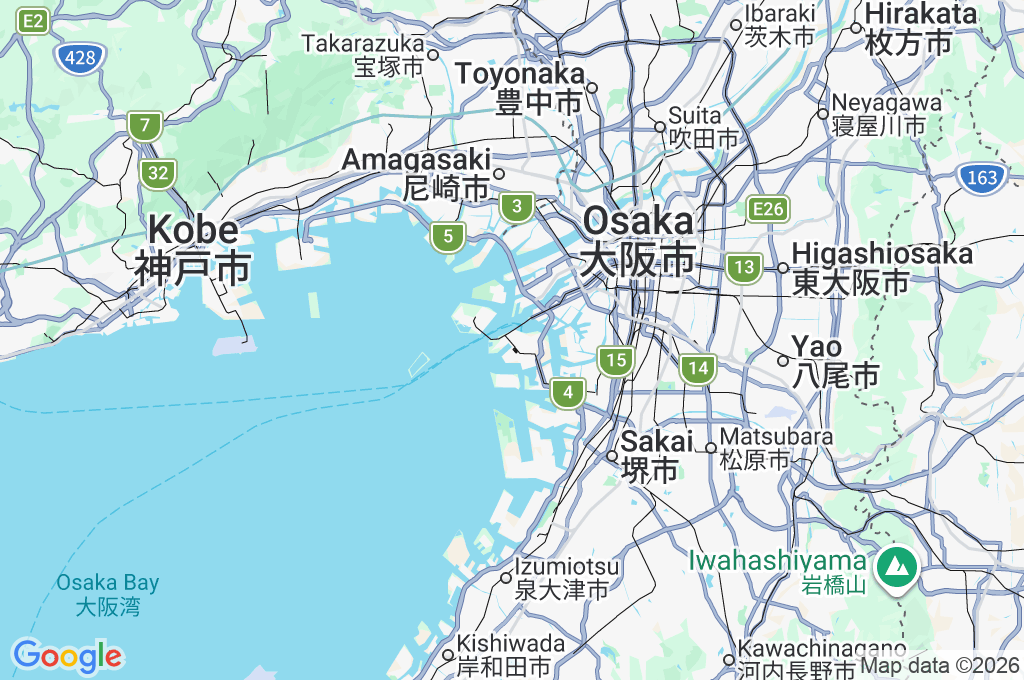Osaka South Port (Nanko) Area Map Osaka South Port (Nanko) Area Map