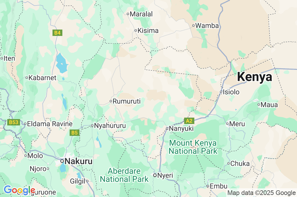 Mpala Research Centre Area Map