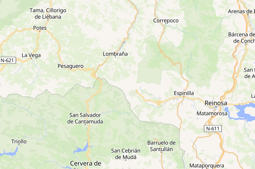 Pico Tres Mares Area Map Pico Tres Mares Area Map