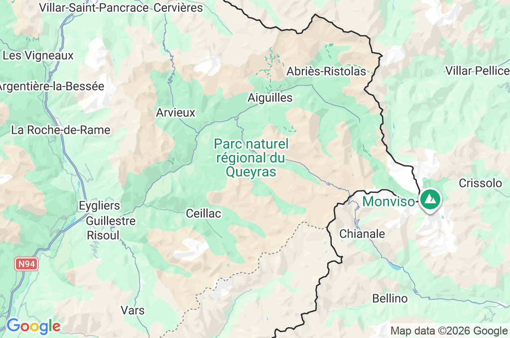 La Chalp Area Map
