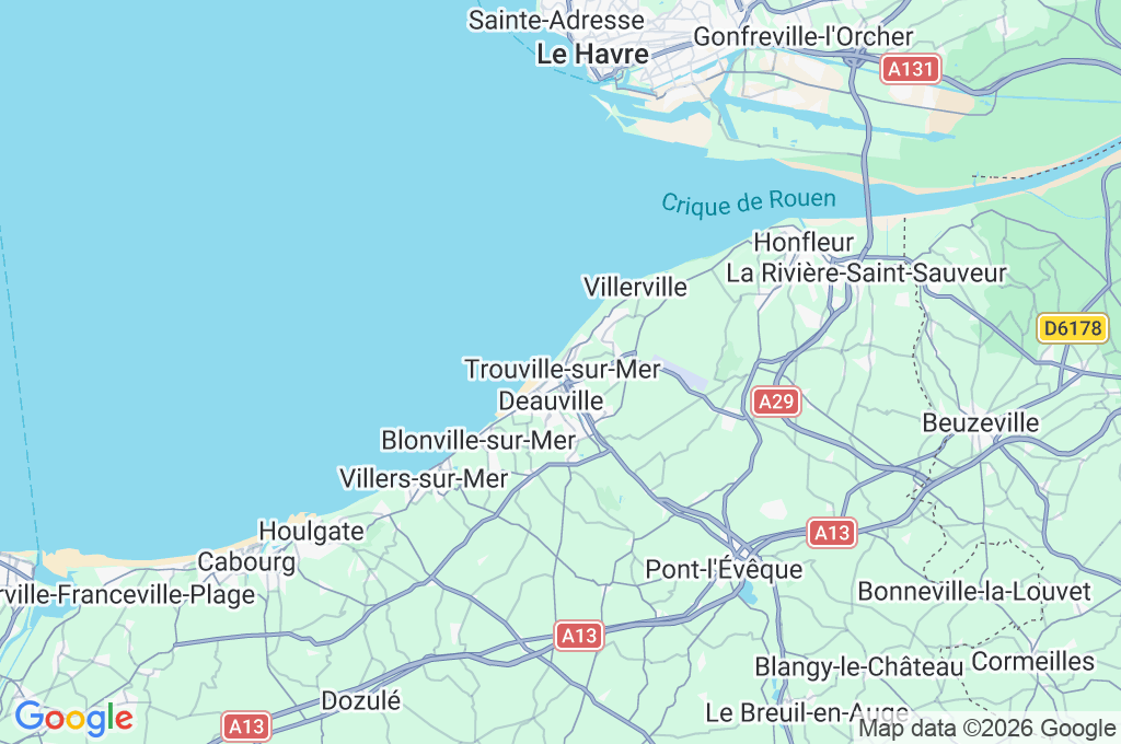 Port de Trouville-sur-Mer Area Map