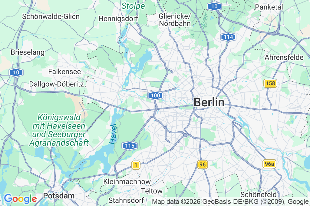 Westendbrücke Area Map Westendbrücke Area Map
