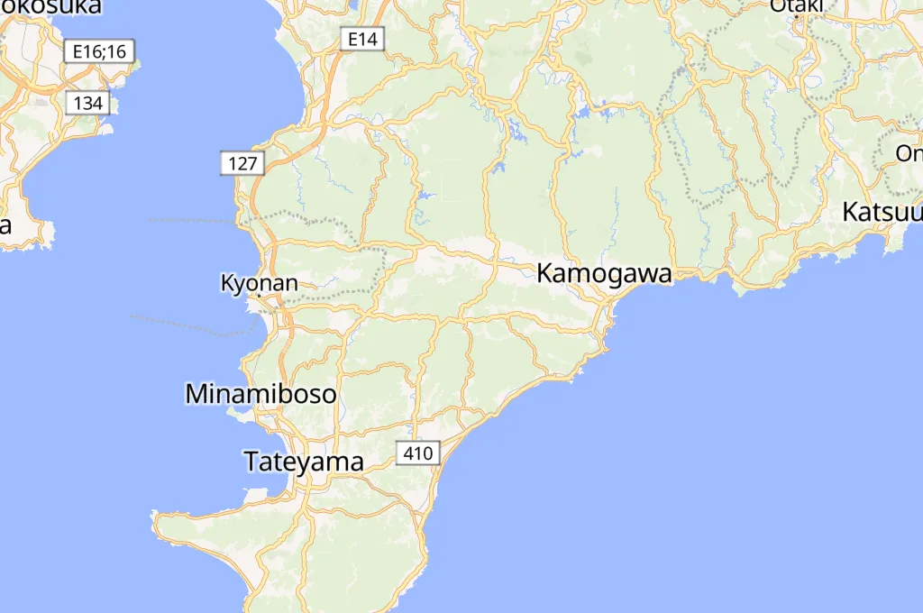 Chibaken Rakuno-no-sato Area Map
