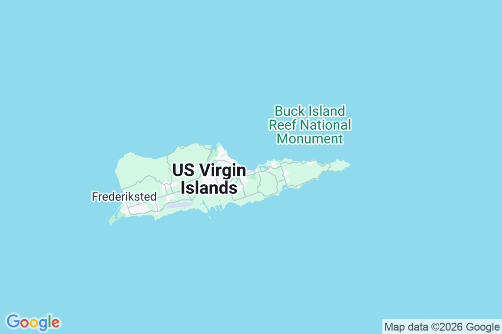 Christiansted Harbor Area Map