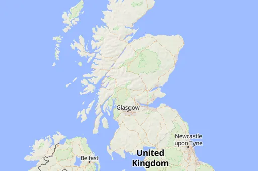 Map of Scotland