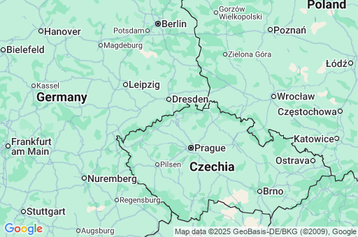 Map of Czech Republic