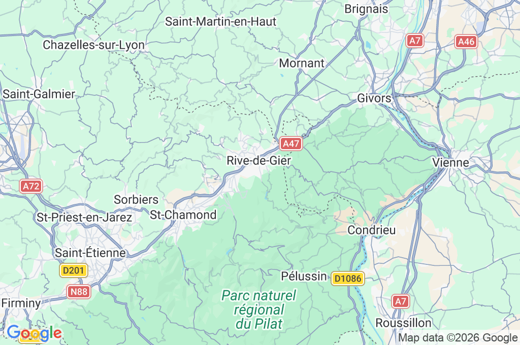 Châteauneuf Area Map