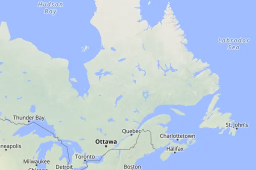 Map of Québec