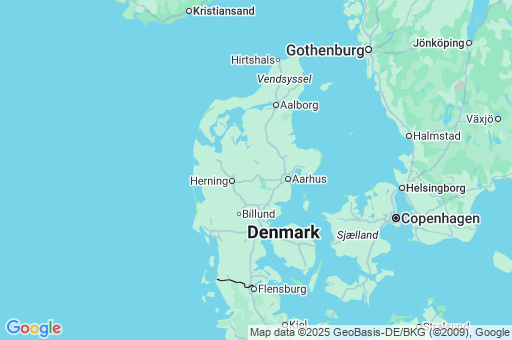 Map of Denmark