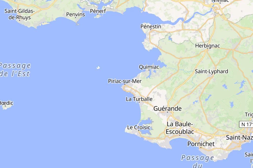 Port de Piriac-sur-Mer Area Map