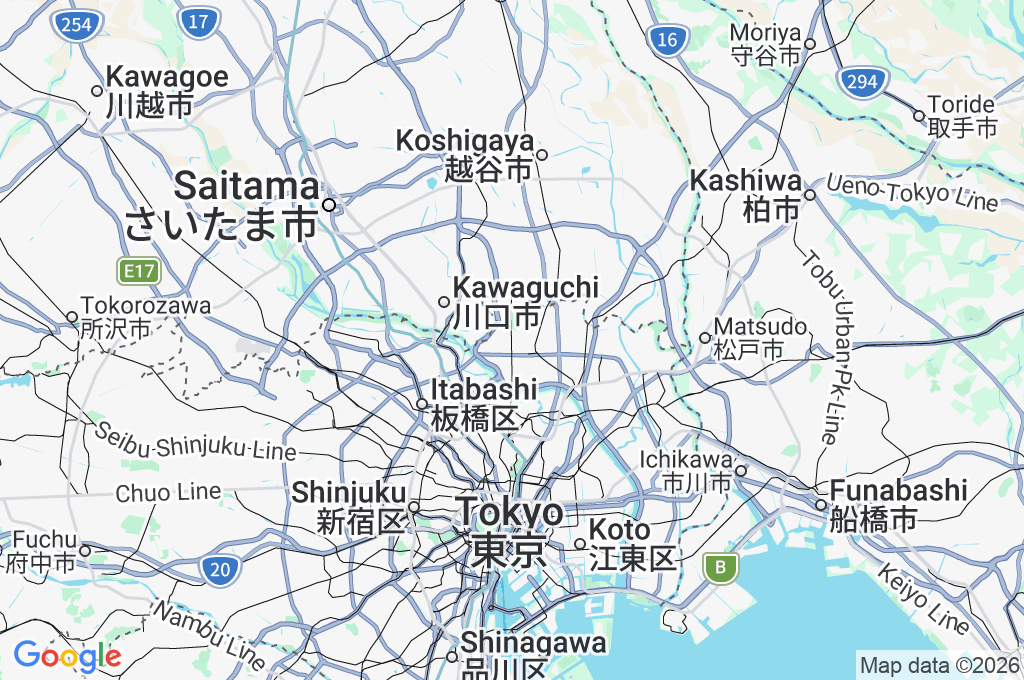 Midamae Park Area Map