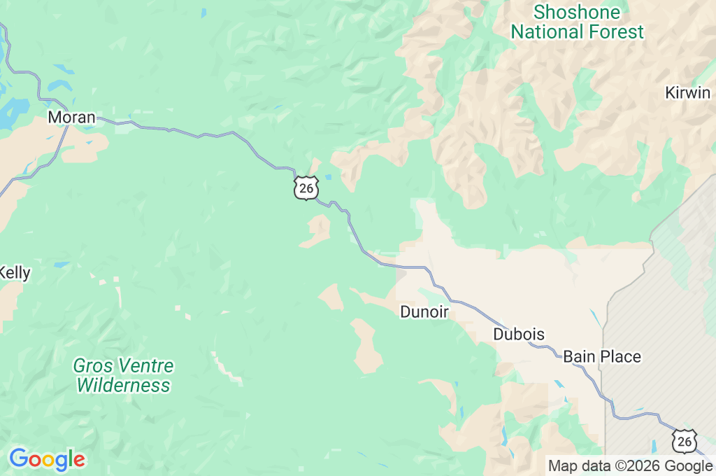 Lava Mountain Lodge Area Map